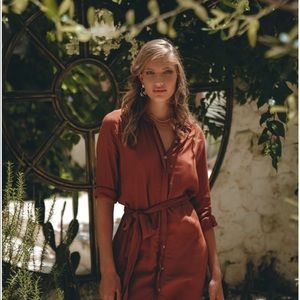 Pampelone shirt dress. XS. New with tags.